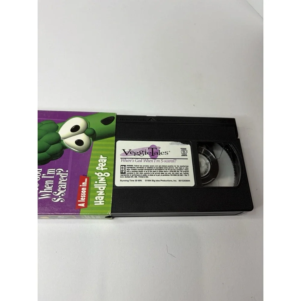 Veggietales‎ Where's God When I'm S-Scared Video Tape